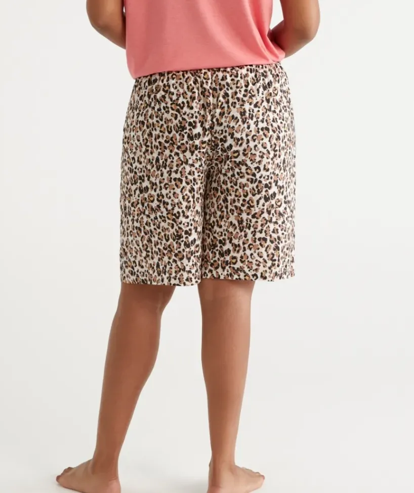 Animal Print Bermuda Short<Sussan New