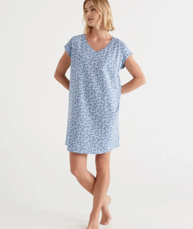 Australian Cotton Animal V Neck Nightie<Sussan Discount