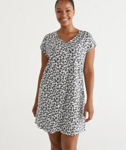 Australian Cotton Animal V Neck Nightie<Sussan Outlet