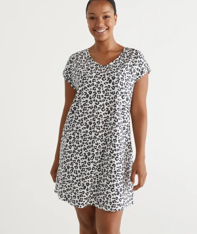 Australian Cotton Animal V Neck Nightie<Sussan Outlet