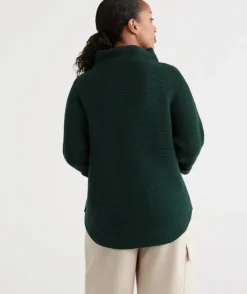 Australian Cotton Batwing Pullover<Sussan Hot