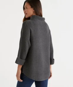 Australian Cotton Batwing Pullover<Sussan Discount