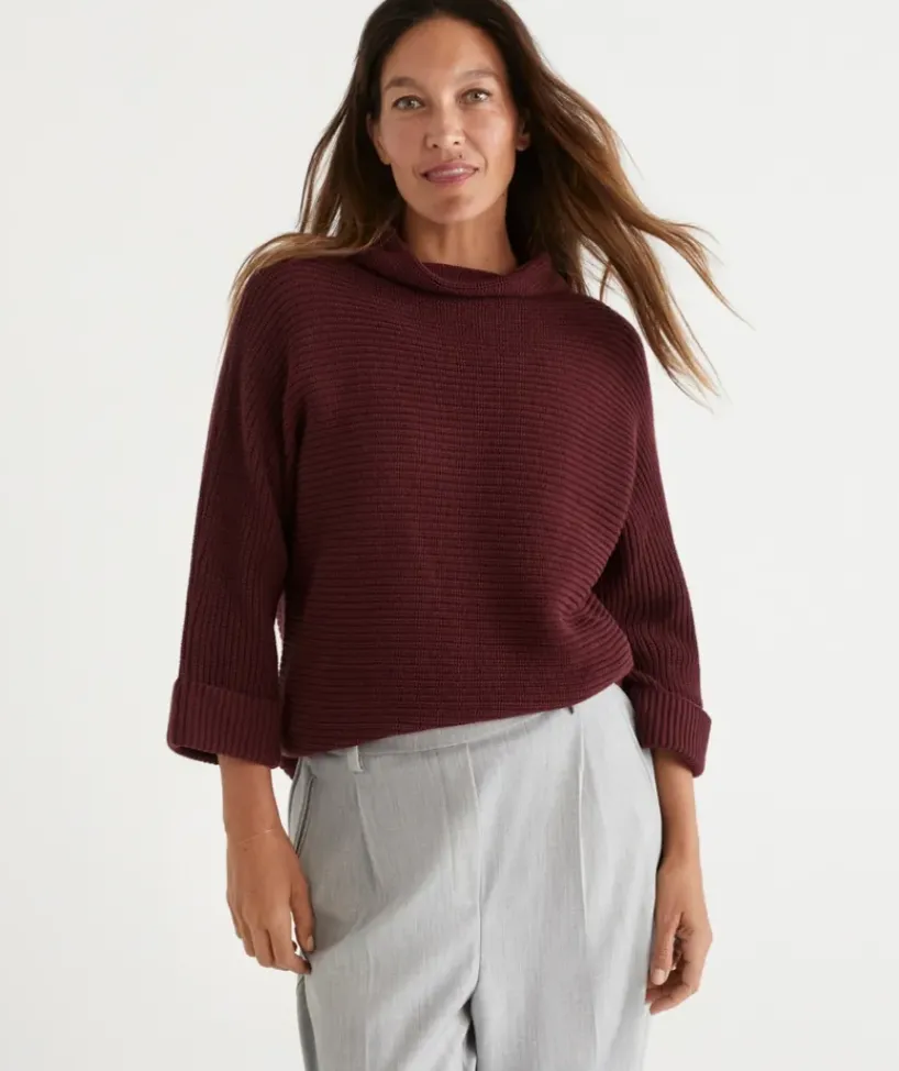Australian Cotton Batwing Pullover<Sussan Discount