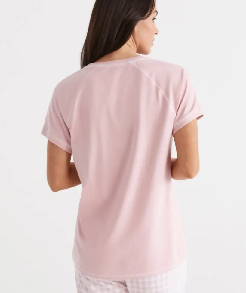 Australian Cotton Contrast Pyjama Top<Sussan Clearance