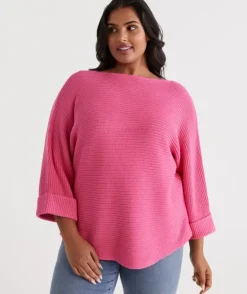 Australian Cotton Dolman Pullover<Sussan New