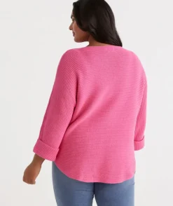Australian Cotton Dolman Pullover<Sussan New