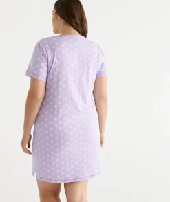 Australian Cotton Floral Henley Nightie<Sussan New