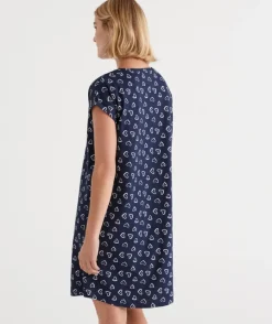 Australian Cotton Heart V Neck Nightie<Sussan Clearance