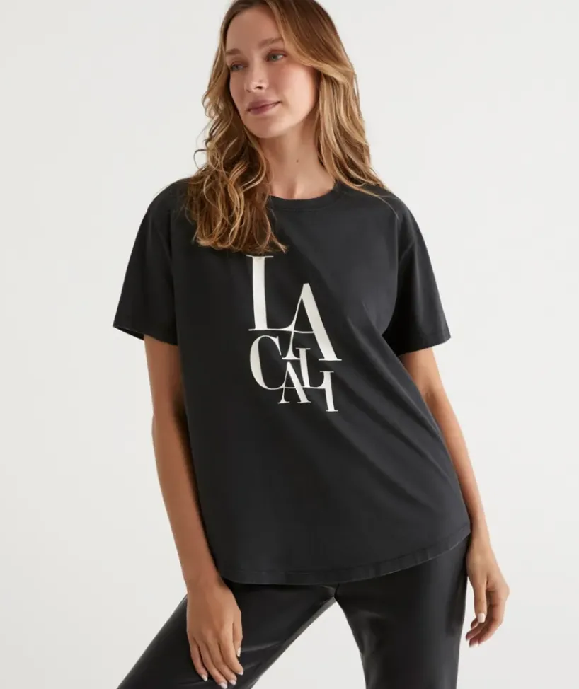 Australian Cotton La Logo Tee<Sussan Outlet
