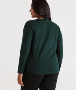 Australian Cotton Long Sleeve Tee<Sussan