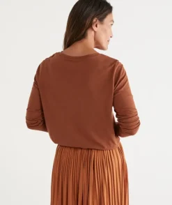 Australian Cotton Long Sleeve Tee<Sussan Clearance