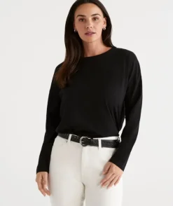 Australian Cotton Longline Tee<Sussan Discount