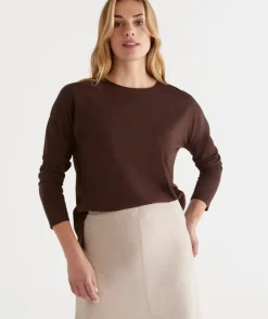 Australian Cotton Longline Tee<Sussan Discount