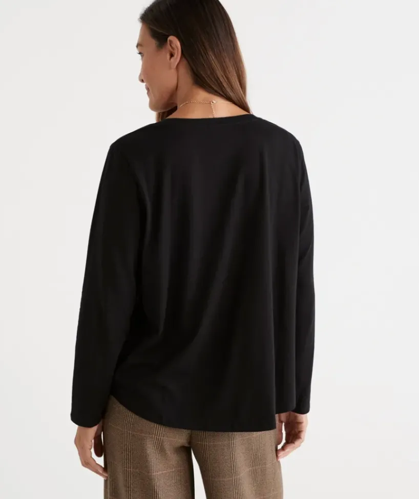 Australian Cotton Longline Tee<Sussan Sale
