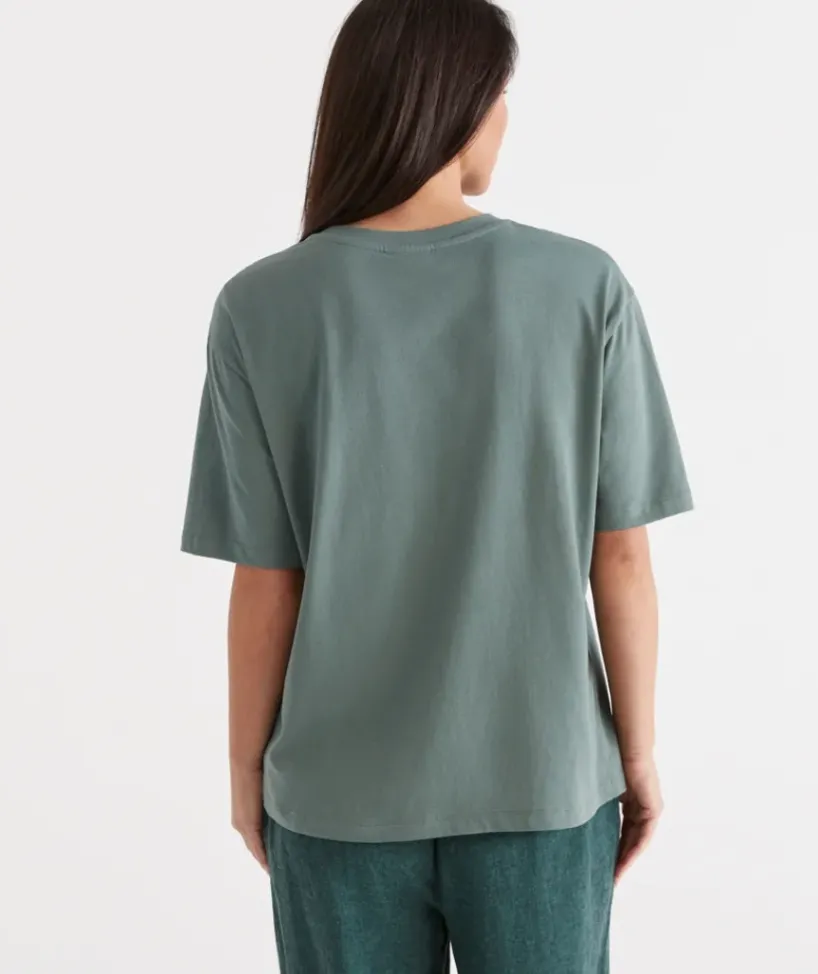 Australian Cotton Relaxed Tee<Sussan Sale