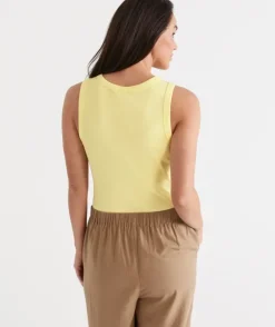 Australian Cotton Rib Racer Tank<Sussan Discount