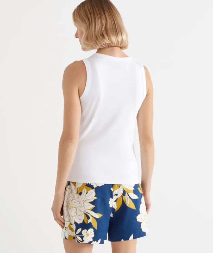 Australian Cotton Rib Racer Tank<Sussan Discount