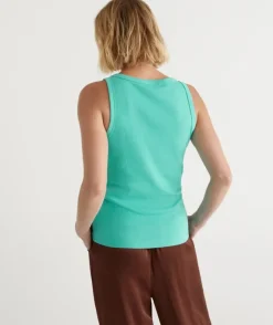 Australian Cotton Scoop Rib Tank<Sussan Discount