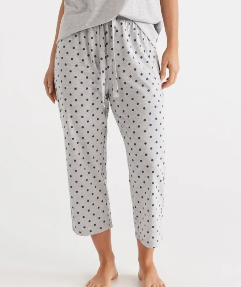 Australian Cotton Spot ¾ Pyjama Pant<Sussan Clearance
