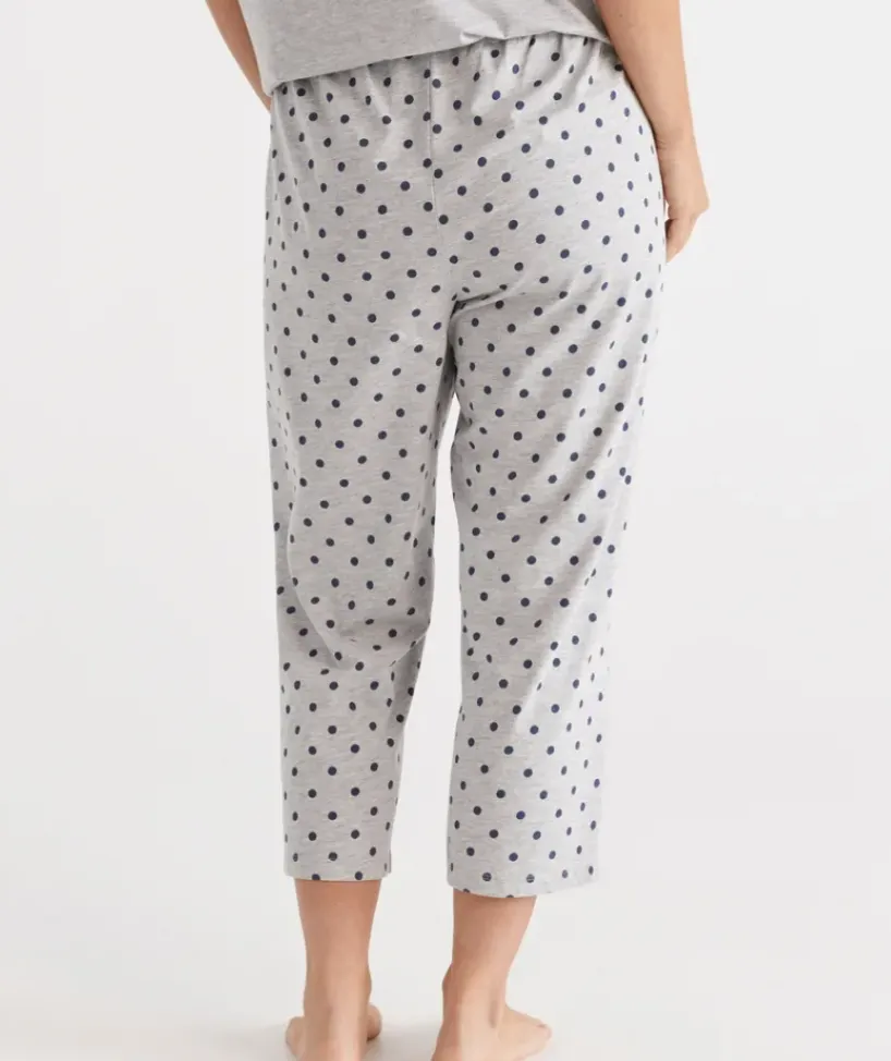 Australian Cotton Spot ¾ Pyjama Pant<Sussan Clearance