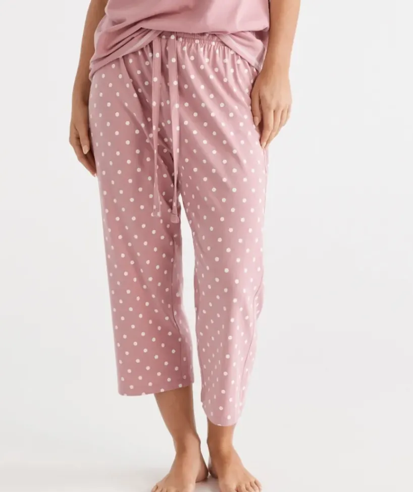 Australian Cotton Spot ¾ Pyjama Pant<Sussan Clearance