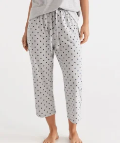 Australian Cotton Spot ¾ Pyjama Pant<Sussan Best