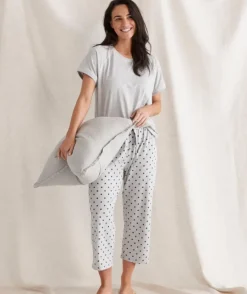 Australian Cotton Spot ¾ Pyjama Pant<Sussan Best