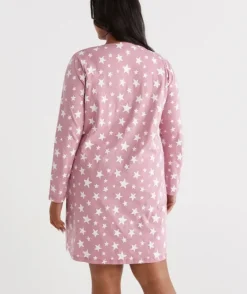 Australian Cotton Star Long Sleeve Night<Sussan Online