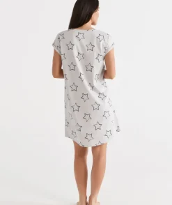 Australian Cotton Star V-Neck Nightie<Sussan Sale