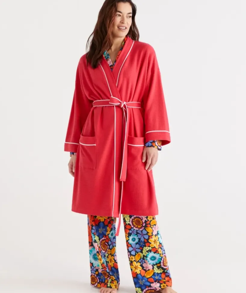 Australian Cotton Waffle Gown<Sussan