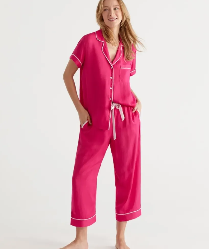 Bcna Soft Satin Shortie Pyjama Set<Sussan