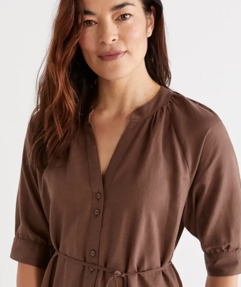 Belted Midi Dress<Sussan Clearance