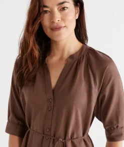 Belted Midi Dress<Sussan
