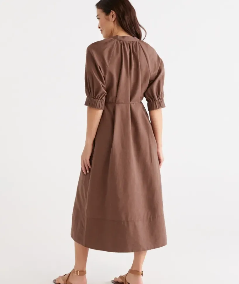 Belted Midi Dress<Sussan