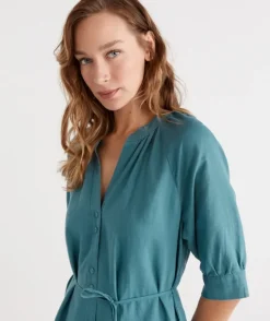 Belted Midi Dress<Sussan