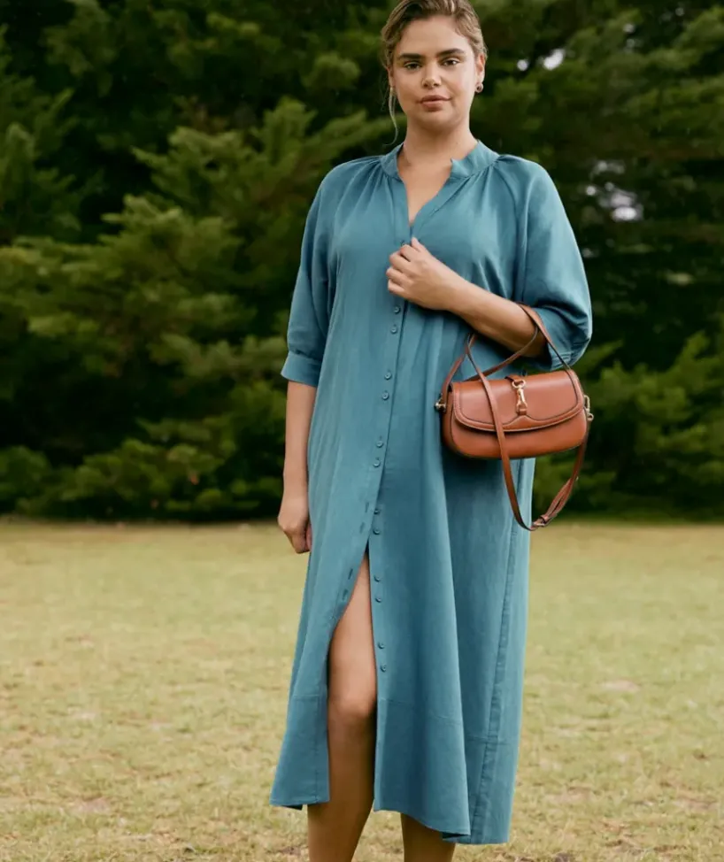 Belted Midi Dress<Sussan