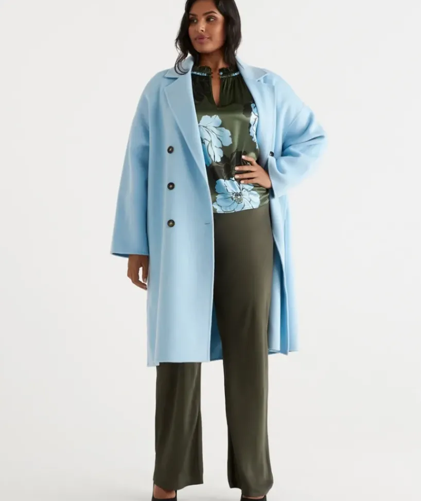 Bias Cut Satin Pant<Sussan