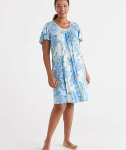 Blue Dahlia Flutter Sleeve Nightie<Sussan Discount