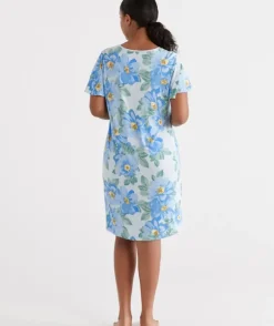 Blue Dahlia Flutter Sleeve Nightie<Sussan Discount