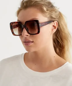 Carmona Dark Tortoise Sunglasses<Sussan Online