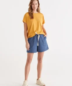 Casual Mid Blue Short<Sussan Clearance