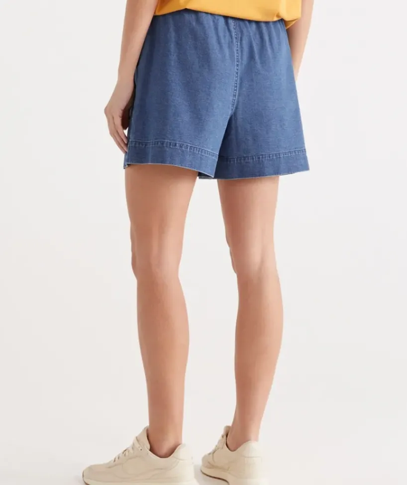 Casual Mid Blue Short<Sussan Clearance
