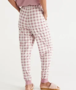 Check Print Australian Cotton Knit Pyjama Pant<Sussan Outlet