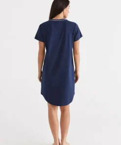 Contrast Trim T-Shirt Nightie<Sussan Outlet