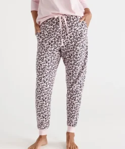 Cotton Animal Print Flannelette Pant<Sussan