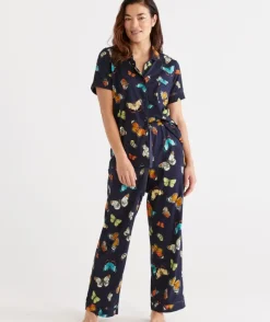 Cotton Butterfly Print Pyjama Set<Sussan Discount