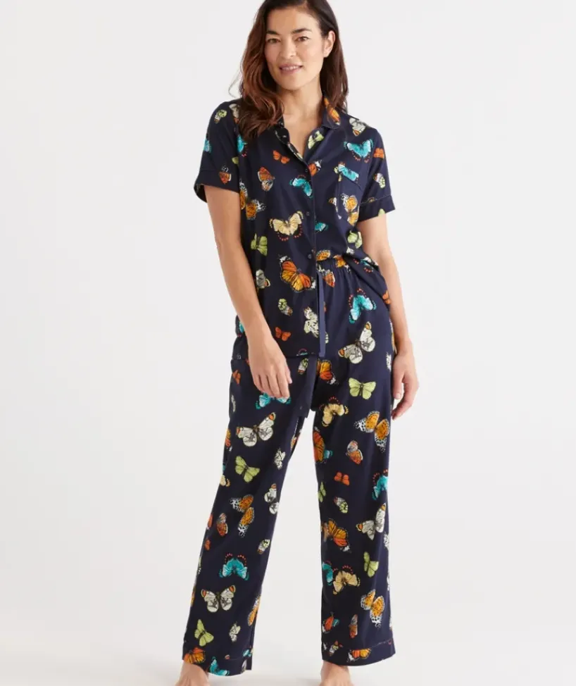 Cotton Butterfly Print Pyjama Set<Sussan Discount