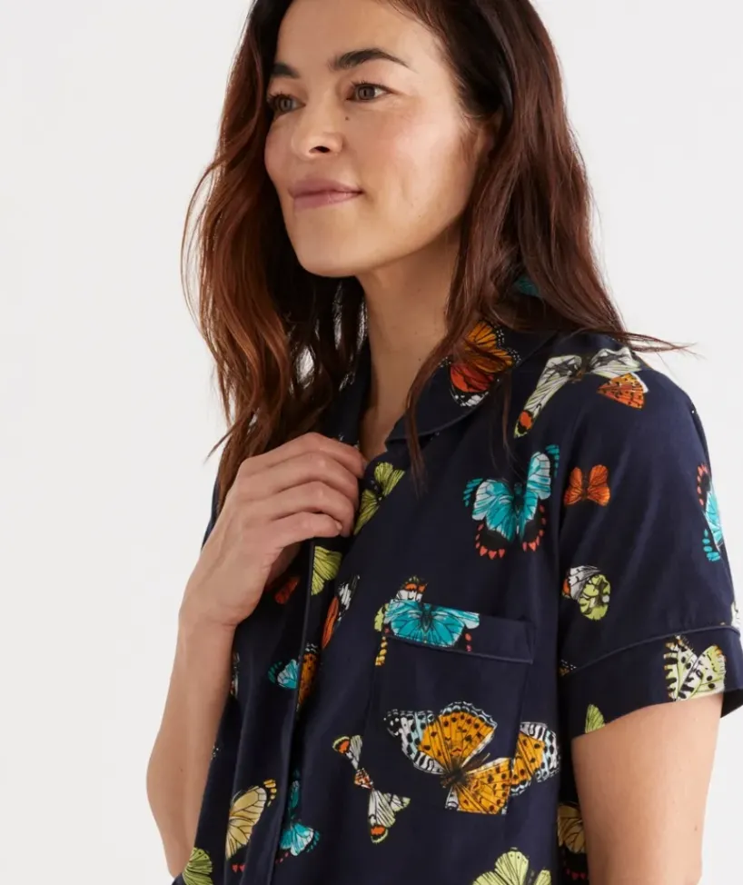 Cotton Butterfly Print Pyjama Set<Sussan Discount