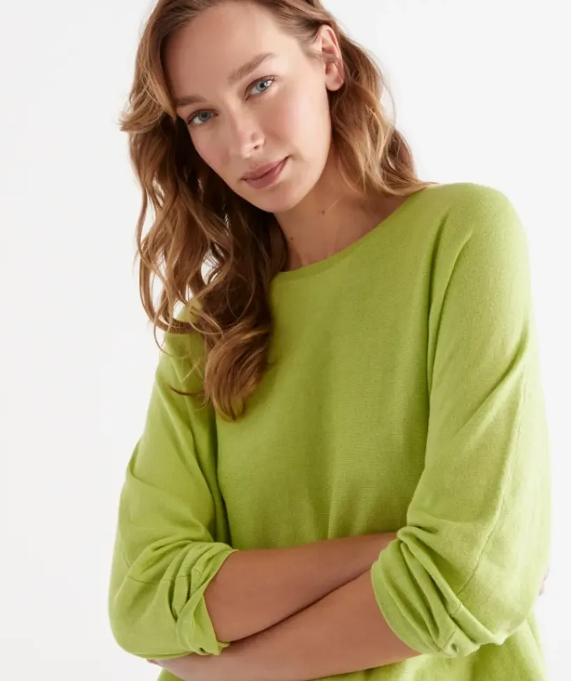 Cotton Curved Hem Pull Over<Sussan Hot