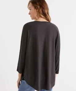 Cotton Curved Hem Pull Over<Sussan Outlet